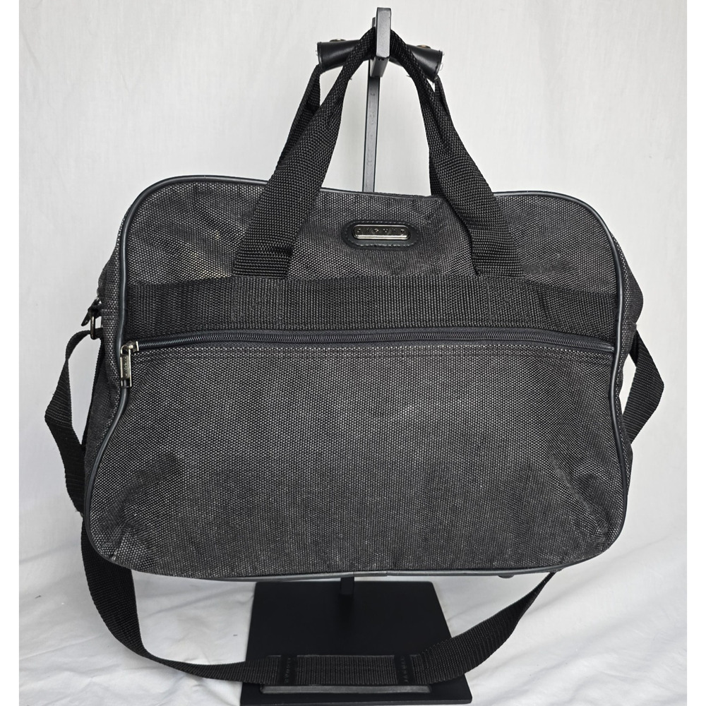 Jaguar Laptop Bag Charcoal Black Shoulder Strap Luggage Sleeve Business Travel